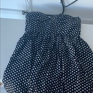 Forever 21 tulle polka dot dress  size large